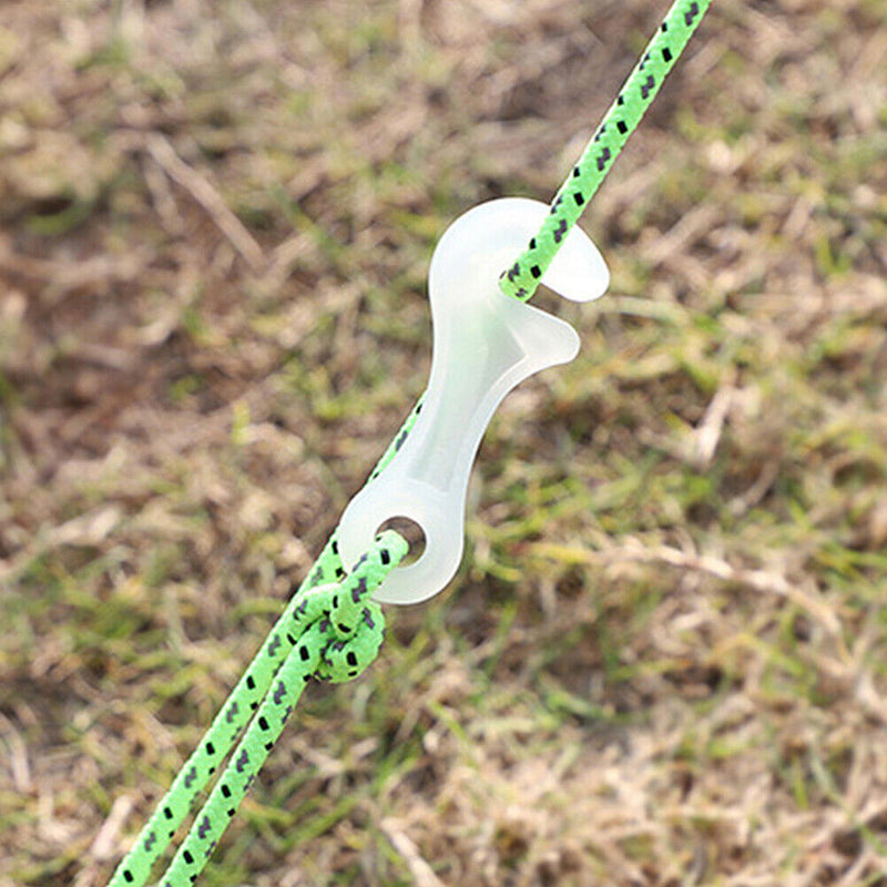 Windproof Cord Fixing Buckle Canopy Rope Tensioner Stopper Camping Accessor