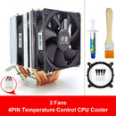 SNOWMAN PWM 4 Pin Computer Case Fan Silent CPU Cooling Quiet Cooler Fan for PC