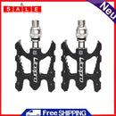 1 Pair Folding Bicycle Pedals MTB Mountain Bike Cycling Quick Release Foot Pedal