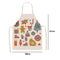 Christmas Printing Kitchen Cotton Linen Apron for Kids Home Cooking Baking Bibs