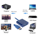 USB 3.0 to VGA 1080P Adapter Converter External Video Graphic Card with CD
