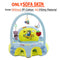 Infant Sofa Seat Skin Plush Safety Seat Chair Without Cotton (Sky Blue) Newly