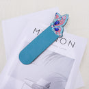 #A DIY Special Shaped Diamond Painting Leather Tassel Bookmarks School Station