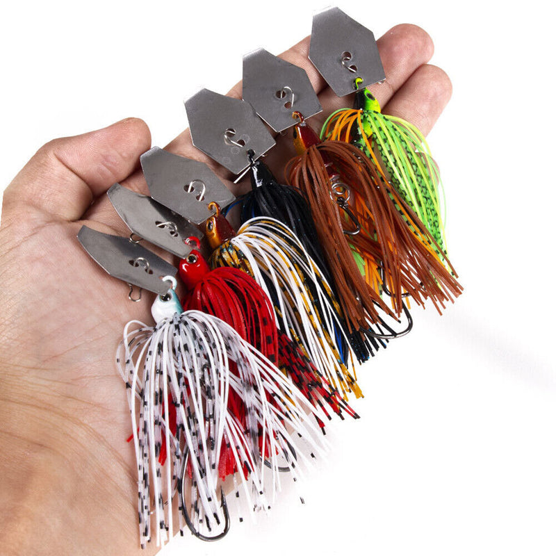 6x Iron Metal Sequins Lures 11g Sea Fishing Metal Plate Sinking Lead Jig Bait