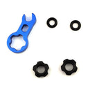 Road Bike Valve Nut Aluminum Alloy Cycling Protection Accessories (Red) Newly