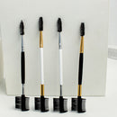 Multicolor Dual Purpose Eyebrow Comb Cosmetic Tools Makeup Brush Eyelash Curl