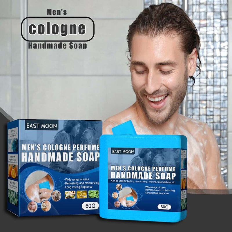 60g Cologne Soap Cleansing Soap Whitening Soap Refreshing Scented Soap Bath Soap