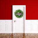 Artificial Green Leaf Door Hanging Decor Home Ornament Holiday Decorative Wreath