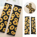 Backpack Straps Sunflower Shoulder Seat Belt Cover Car Seat Belt Pads Universal