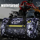 SULAITE Waterproof 50L Motorcycle Tail Saddle Bag 600D Nylon Rear Seat Backpack