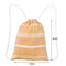 Quick-drying Turkish Tassel Beach Towel + Outdoor Swimming Drawstring Backpac