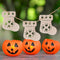 15pcs Christmas Hollowed-out Hanging Ornament Wooden Pendant Room Decoration