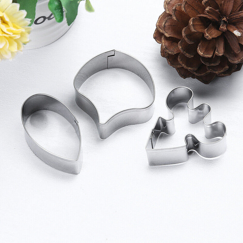 3pcs/set Butterfly Orchid Flower Petal Fondant Cake Mold Cutter Tools Newly