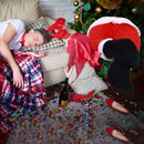Hanging Christmas Santa Legs Plush Feet Festive Christmas Decorations for Home