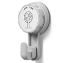Vacuum Suction Cup Wall Hanging Hook Door Hangers Holder Rack (Grey) Newly