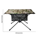 Outdoor Folding Table with Net Pocket Portable Lightweight Foldable Desk
