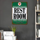 Weatherproof Retro Chic Letter Sign Iron Painting Wall Drawing Template (1)