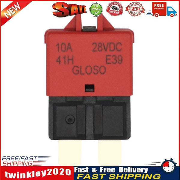 DC32V Manual Reset ATC Circuit Breaker Blade Fuse for Car Boat(10A Red Newly