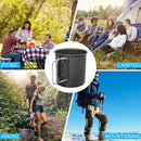 Camping Cup & Foldable Handle Stainless Steel Designed for Outdoor (Black) Newly