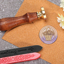 Flower Basket Retro Wax Seal Stamp Head Fire Paint for Wedding Card Making Decor