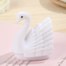 Boxes Swan Style Wedding Storage Display Velvet Ring Holder Gift Jewelry Box