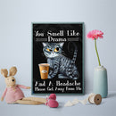5D Diamond Painting Words Cat Full Square Drill Rhinestone DIY Home Decorat