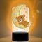 DIY Diamond Painting LED Light Moon Bear Embroidery Night Lamp Needlework Set