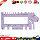 DIY Sheep Shape Sewing Knitting Gauge Size Guide Crochet Ruler Accessories Newly