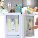 Magnetic COB LED Wall Switch Light Battery Operated Night Lamp Wireless L1T2