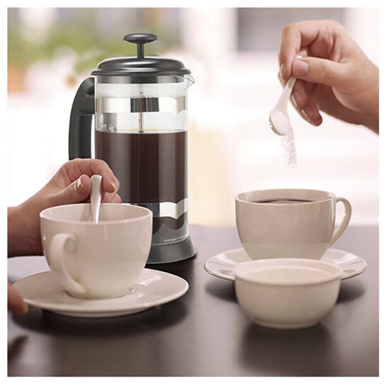 Press Coffee Brewer French Filter Manual Coffee Maker Kettle Glass Teapot
