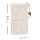 1XSoap Exfoliating Bags Nylon Foaming Net Soap Saver Pouch Bag Drawstring E7Z0
