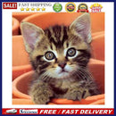 Handmade Full Square Drill 5D Lovely Cat Drawing Kit DIY Diamond Painting C