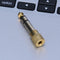 3.5mm Female to 6.5mm Male Headphone to Stereo Microphone Jack Adapter Newly