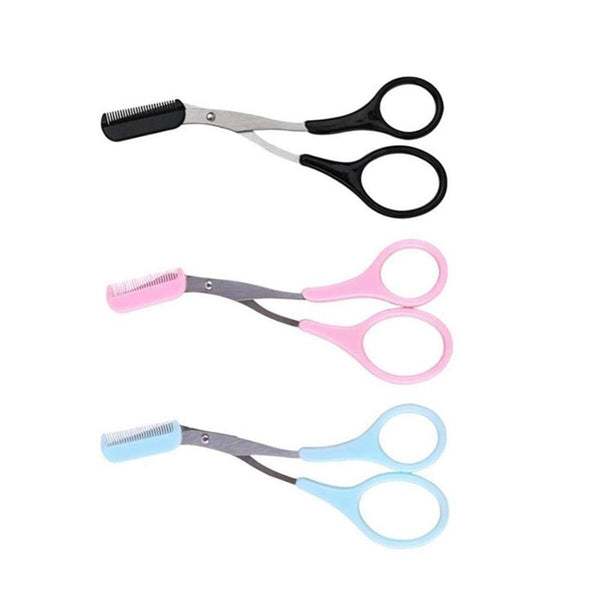 Eyebrow Eye Cosmetic Tool Eyebrow Trimmer Eyelash Hair Clips Comb Hair Remover