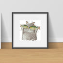 Cotton Thread Fish in Eyes Partial Cross Stitch Stamped Embroidery Handicraft