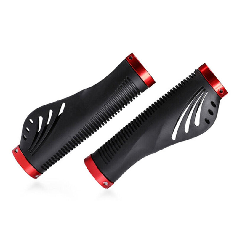 Mountain Bike Handlebar Grips Cover Aluminum with Locking Bicycle Grip Sleeve
