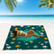 #A Multifunctional Folding Beach Blanket Waterproof Pocket Lightweight Beach Mat