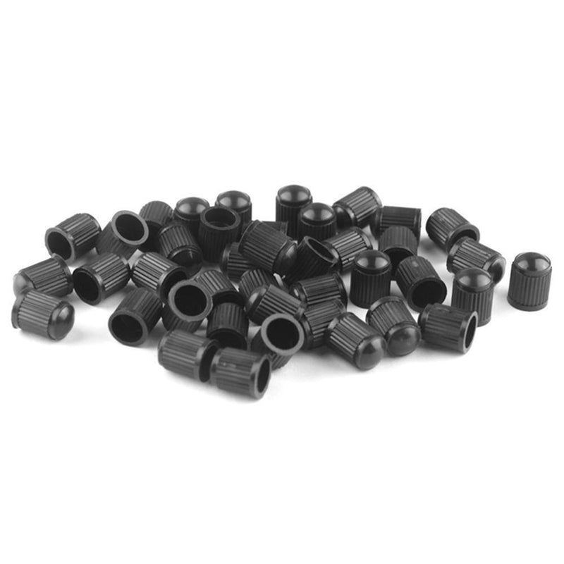 10x Car Bicycle Tire Valve Caps Plastic Valve Stem Dust Caps with Seal Ring