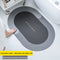 Nordic Style Entrance Door Mat Absorbent Floor Bathroom Carpet (Oval Grey) Newly