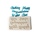 Cupcake Pastry Making Cake Decorating Tool Letters Silicone Mold Biscuit Mould