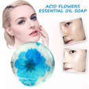 Acid Flowers Essential Oil Cleansing Bath Soap Moisturizing UK: