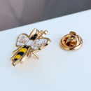 Women Men Lapel Pin Brooch Fashion Cute Enamel Pins Honey Animal Badge Bee
