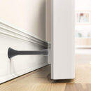 Telescopic Spring Door Stopper Wall Decorative Door Stop Hardware (Black) Newly