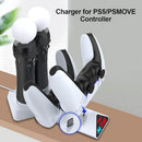 4 in 1 Controller Charger for PS5 DualSense Charging Station for PS Move Newly
