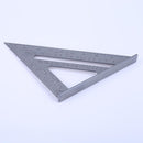 Aluminumun Allo Triangle Ruler Metric 90 Degree 45 Degree Square" DIY Measure Mens