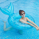 Inflatable Swimming Ring Adults Floating Swimming Circle (Blue Green 110) Newly