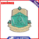 Geometric Digital Letters Brooches Badge Jacket Backpack Jewelry Accessories