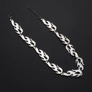 Punk Hip Hop Wave Sun Choker Rock Jewelry Accessories Fire Flame Necklace