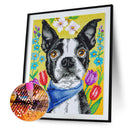 5D Full Special Shape Crystal Drill Diamond Paint Puppy Draw Rhinestone Picture