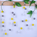 2m Cute ?Fur Plush Pompom Hair Ball for ?DIY ?Baby Room Wedding Decor(3) Newly